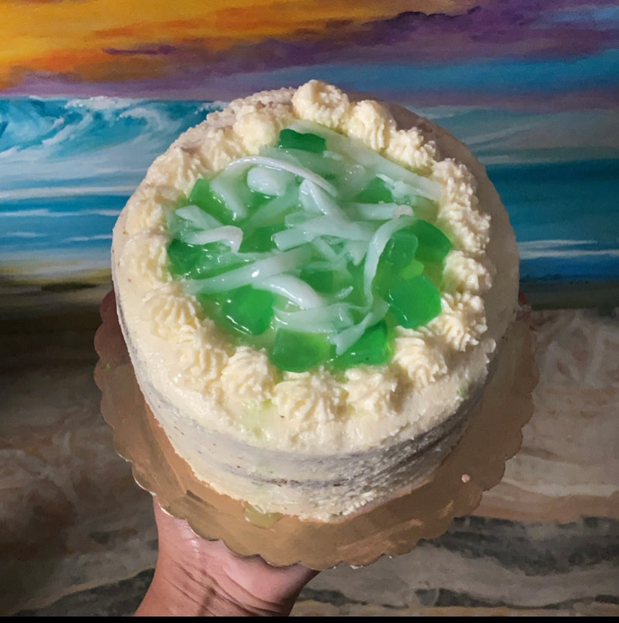 BUKO SALAD PANDAN CAKE