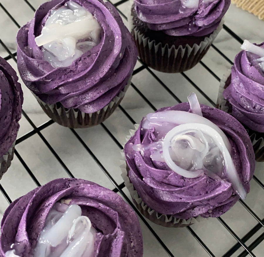 UBE MACAPUNO CUPCAKE
